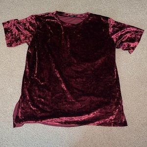 Red velvet t shirt